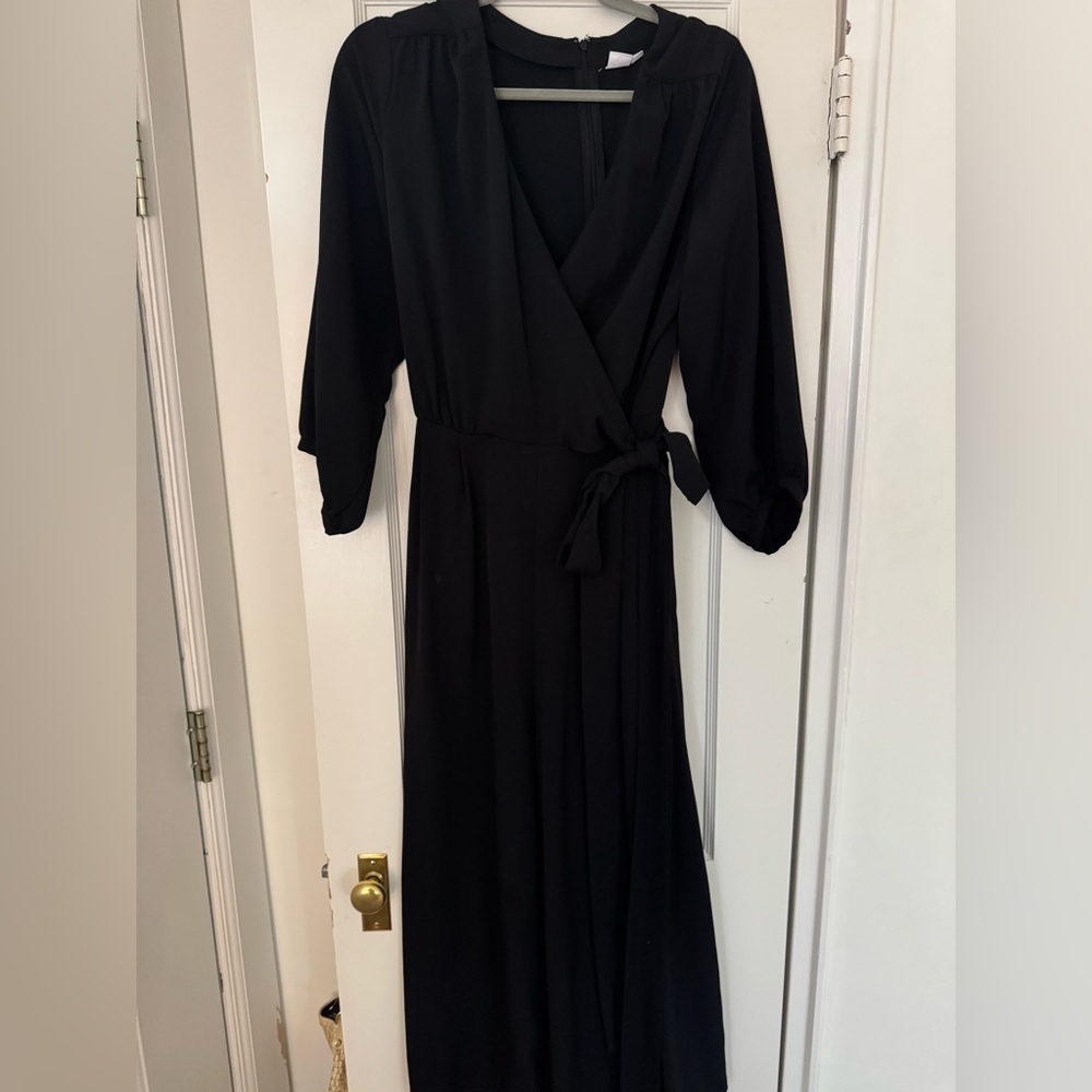 Black Wrap Jumpsuit